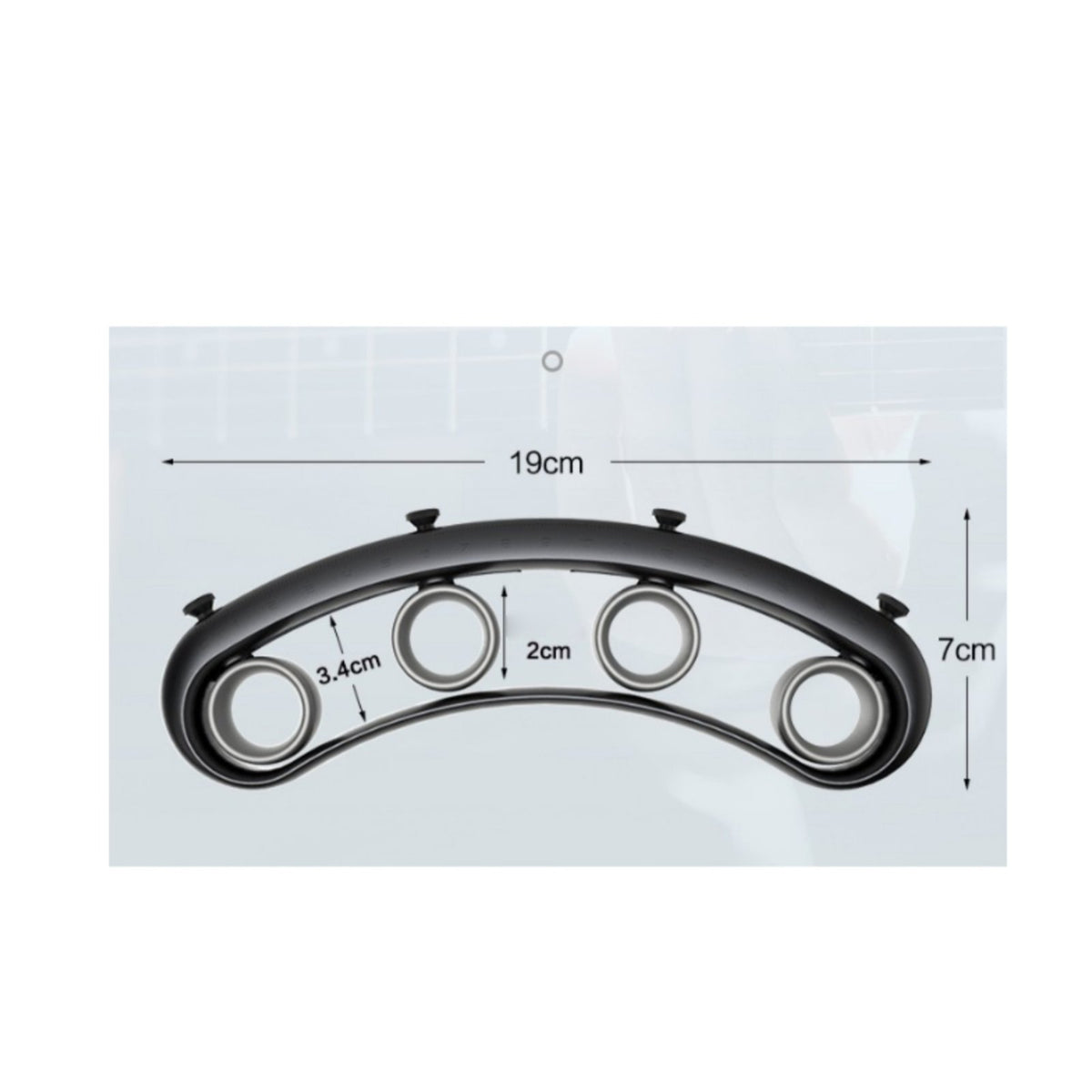 Finger Expander Adjustable Resistance Guitar Finger Expander Long-Lasting ABS
