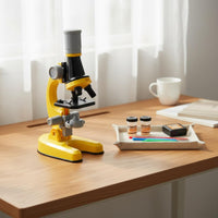 Kids Science Microscope STEM Learning Children's Microscope Set LED Light