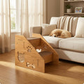 Wooden Pet Stair Ramp Decorative Dog Steps Sturdy for Sofa