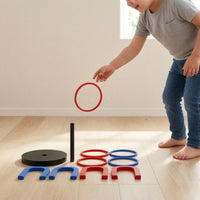 Hoop Toss Game Educational Stacking Toss Game Compact Activity Toy for Children
