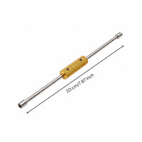 Double-Ended Piano Wrench Hollow Socket Tips Stainless Steel Piano Wrench