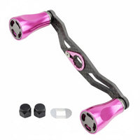 Fishing Reel Improvement Handle Aluminum Alloy Carbon Fiber Reel Handle Lightweight
