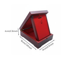 Wooden Medal Display Box Easel Back Stand Awards Display Frame for Office Decor