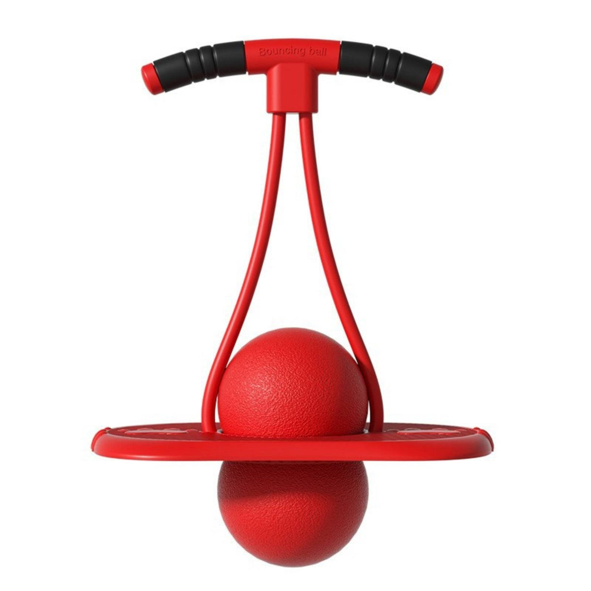 Rope Frame Bouncing Toy Anti-Slip Bouncing Ball with Handle Textured