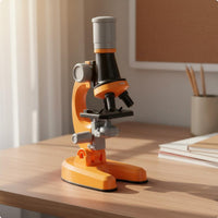 Kids Science Microscope STEM Learning Children's Microscope Set LED Light