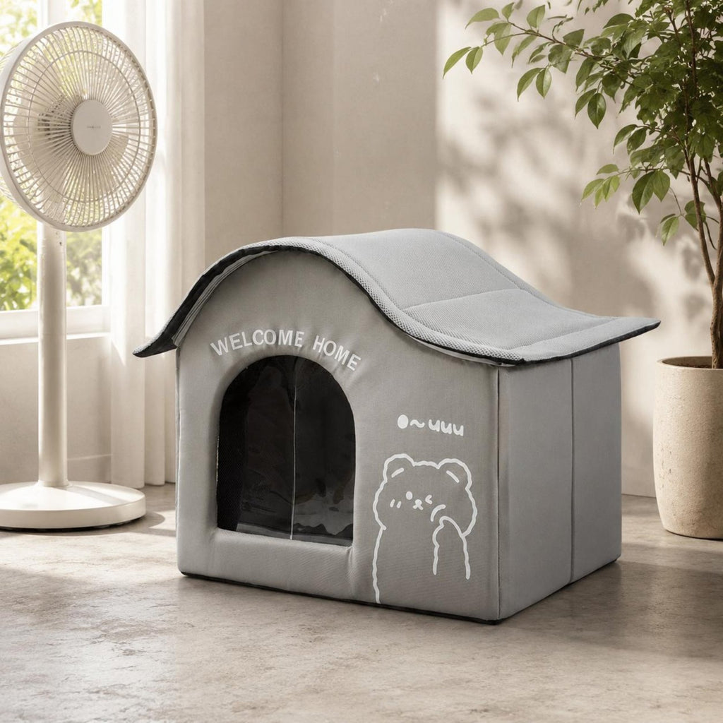 Ice Pack Pet House Portable Summer Cooling Dog House Sturdy for Hot Weather