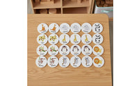 Wooden Memory Pairing Game Develops Cognitive Skills Wooden Memory Matching Game Screen Fun Preschool Learning Puzzle for Preschoolers, Children 3++