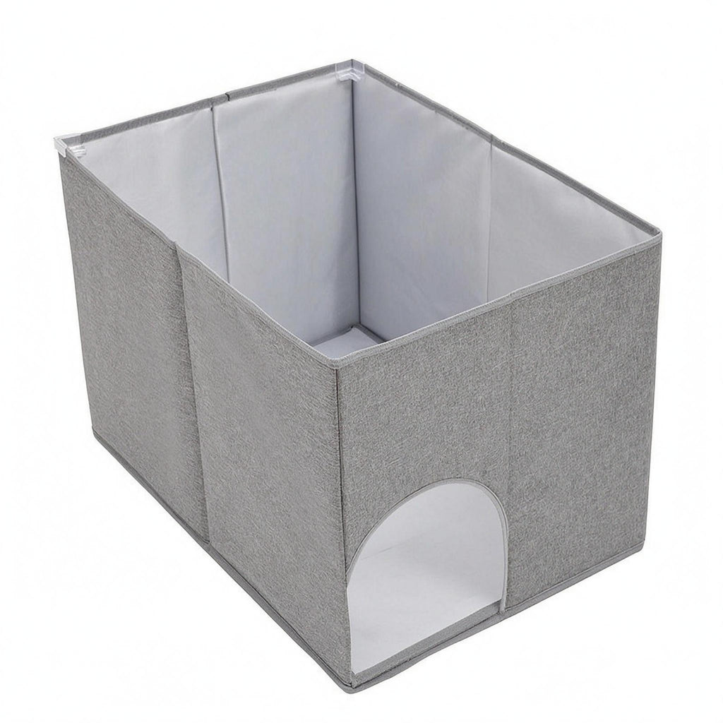 Portable Feline Litter Box Enclosure Arched Entrance Feline Litter Box Enclosure