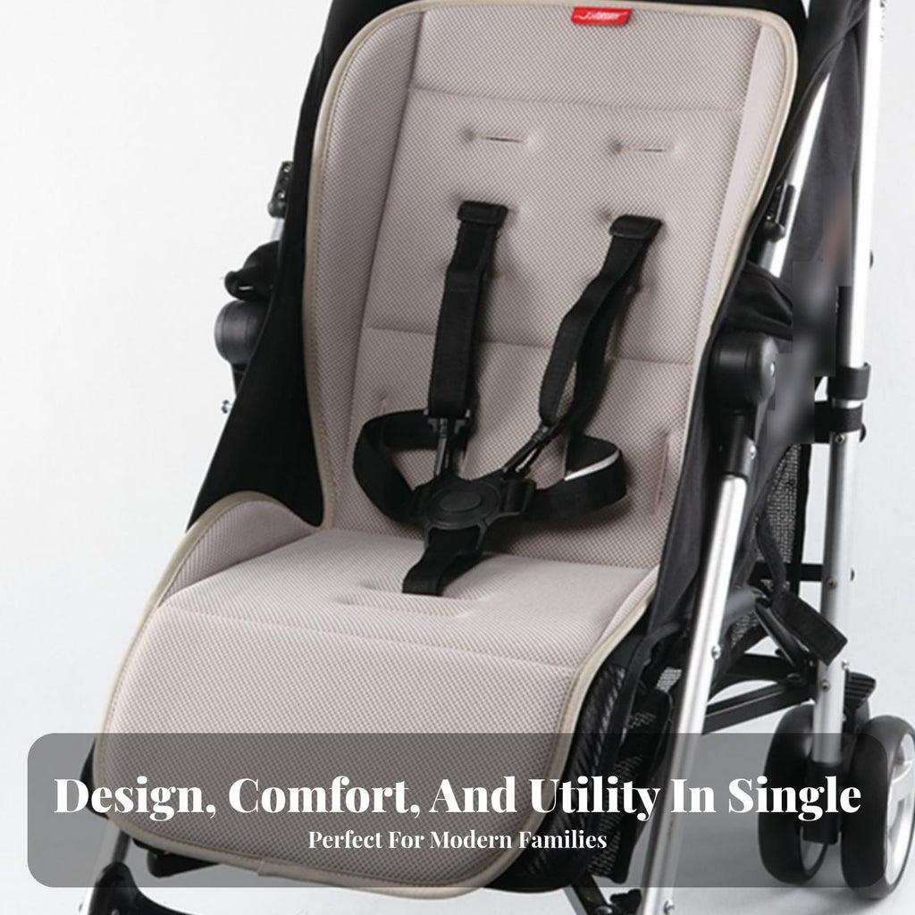 All-Season Use Baby Stroller Cushion Soft and Comfortable Baby Stroller Seat Liner Easy to Wash for Infants, Toddlers, High Chair