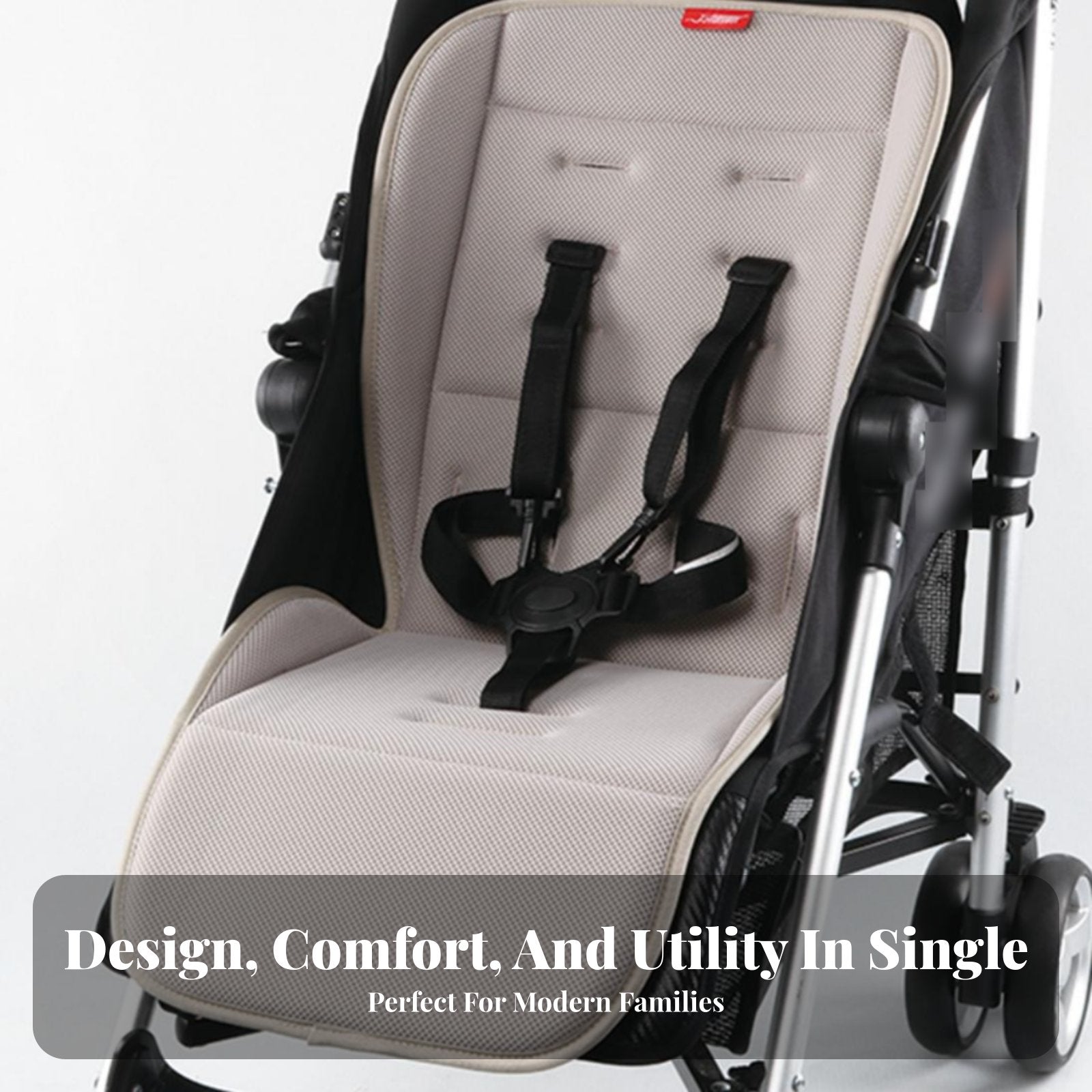 All-Season Use Baby Stroller Cushion Soft and Comfortable Baby Stroller Seat Liner Easy to Wash for Infants, Toddlers, High Chair