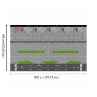 1:400 Aircraft Airport Background Simple Board to Clean Landing Strip Apron Model Mat