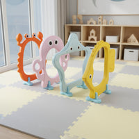 Arch Gate Rounded Edges Children's Crawl Arch Indoor Outdoor Use Toy Obstacle Hoop for Preschoolers, Young Children, Kindergarten, Playground
