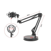 Desktop Audio Pickup Extendable Arm Universal Clamp Audio Pickup Damping Arm