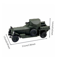 1/144 Scale Armored Car Ready to Display Luxury Car Armored Car Model
