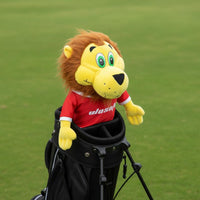 Velvety Driver Cover Scratch Protection Lion Golf Headcover for Golfers