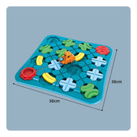 Reasoning Maze Brain Teaser Toy Colorful Marble Maze Board Hand-Eye Coordination