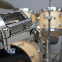 Multi-Function Drum Clamp Adjustable Drum Rack Clamp Heavy-Duty Percussion Mounting Bracket for Drummers, Instrumentalists, Stage Performance