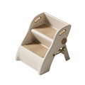 two-levelHeight Toddler Stool two-level Steps Footstool Sturdy & Stable for Bathroom
