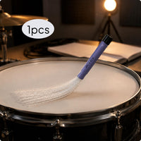 2 Pieces Retractable Nylon Drum Brush Soft Sweep Sound Telescopic Drum Brush
