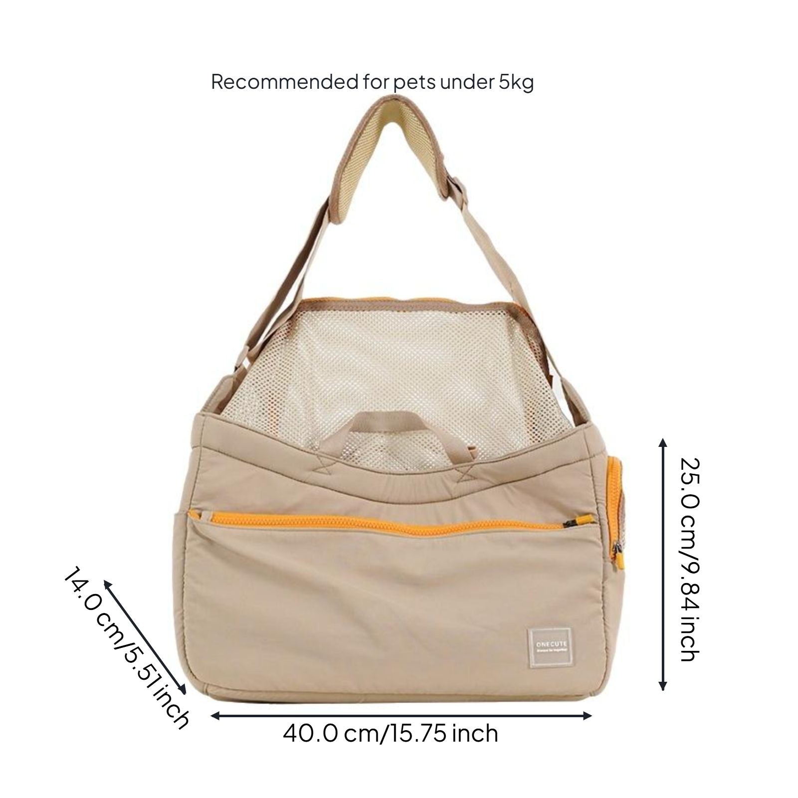 Breathable hands-free pet carrier