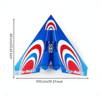 1 Meter Breadth Fixed-Wing Aircraft Drop-Resistant Electric Foam Plane Airplane Model Impact-Resistant Triangular Wing RC Plane