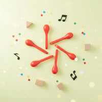 4 Pieces Rhythm Stick Even Surface Rhythm Stick Clear Sound for Children
