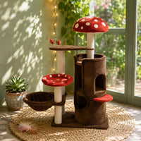 Toadstool Feline Tree Soft Material Pet Furniture Stable Base