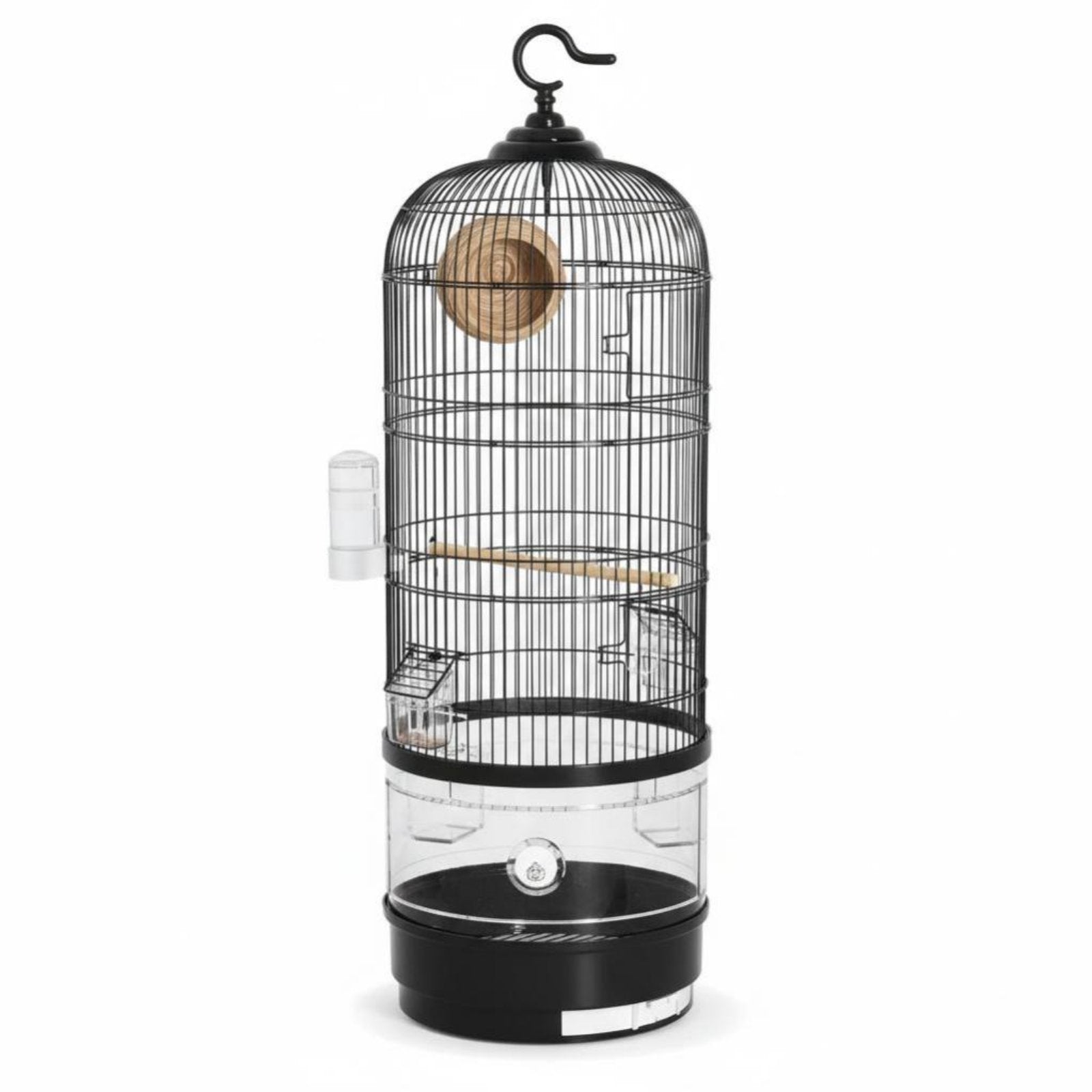 Hanging Round Bird Enclosure Splash-Proof Feeder Hanging Bird Enclosure