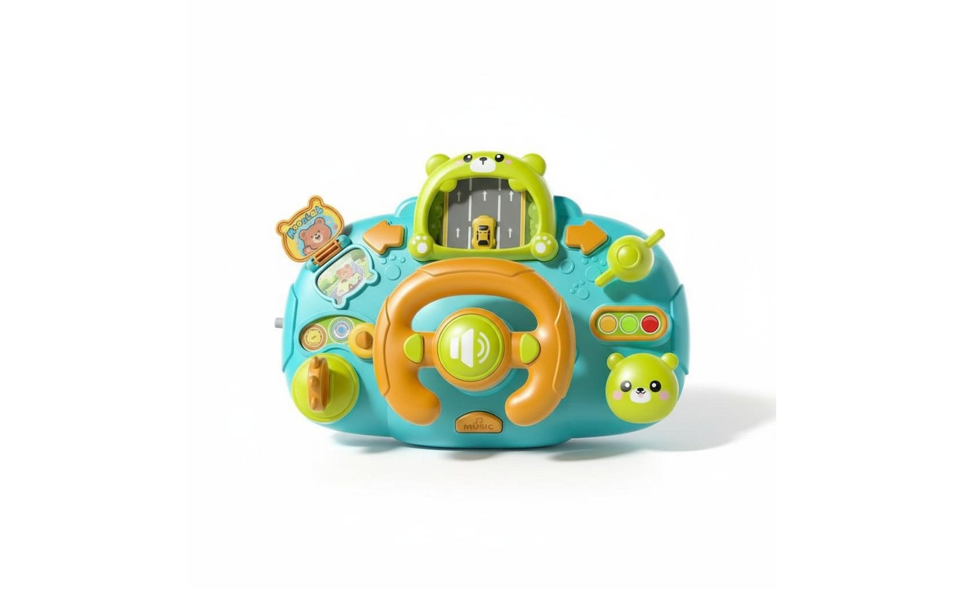 Musical Driving Simulator Toy Educational Musical Steering Wheel Toy for Infants