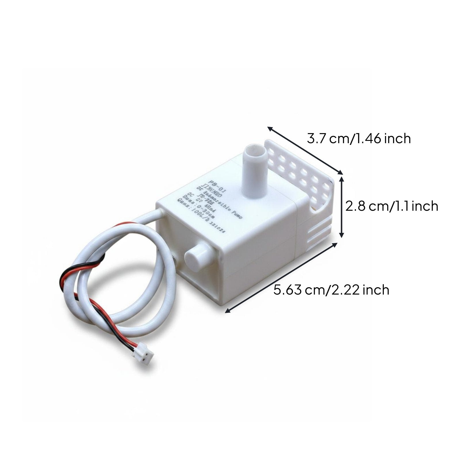 Mini DC Brushless Submersible Pump Inverse Polarity Protection for Aquarium
