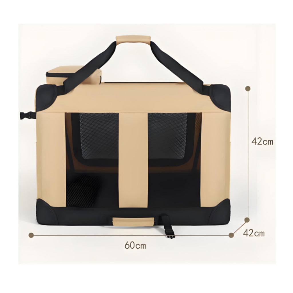 Rolling Pet Carrier Large Capacity Pet Trolley Bag Breathable Mesh for Travel