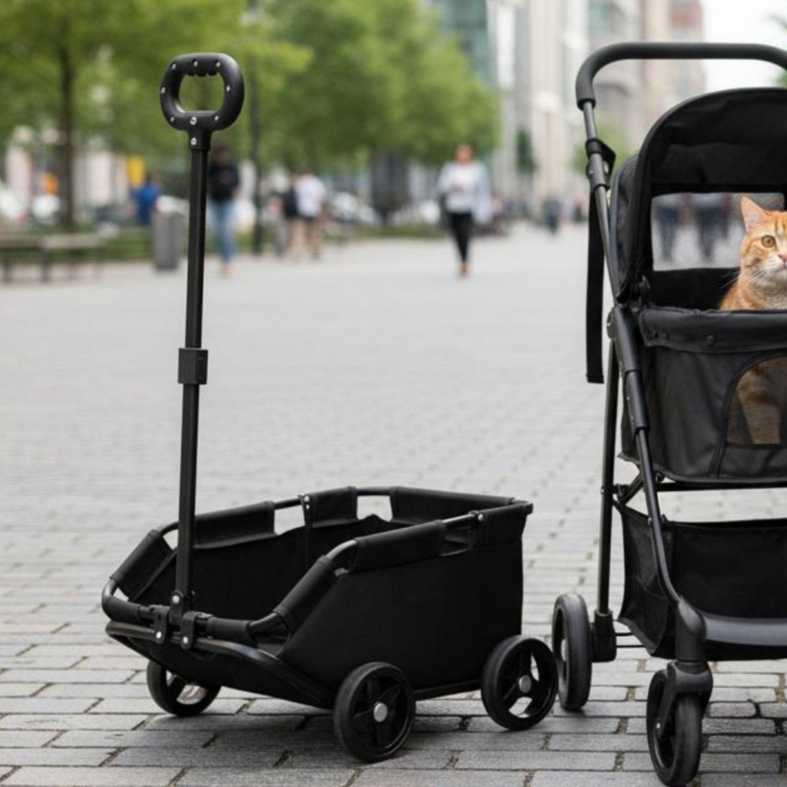 Dog Stroller Easy to Stow-Away Lightweight Pet Stroller Quick Fold for Outdoor