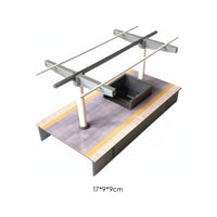 Underground Station Model Scale Station Platform Model Realistic for Hobbyists