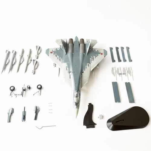 1/72 Scale SU-57 Fighter Jet Model Highly Detailed Diecast SU-57 Stealth Fighter