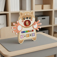 Wooden Animal Board Develops Logical Thinking Educational Addition Subtraction Toy Learn Through Play Animal Abacus Calculation Toy