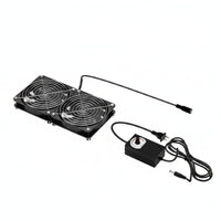 External Case Fan High Air Circulation Stick-on PC Fan Plug-Direct-Connect Power