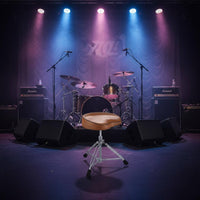 Saddle Drum Throne Thickened Cushion Adjustable Drummer Seat for Percussionists