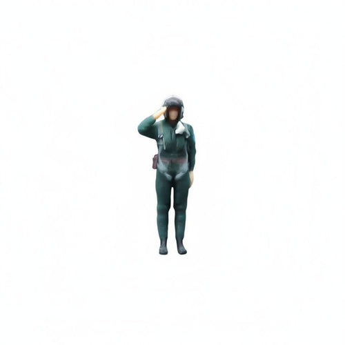 1/72 Scale Ground Crew Figurine High Intricate Display Scene Accessory Resin