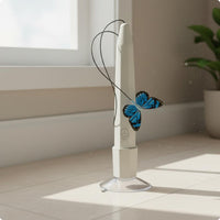 Interactive Butterfly Feline Toy Automatic Suction Cup Feline Wand