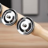 2 Pieces Bell Stick Long-Lasting Hand Bell Stick Clear Sound