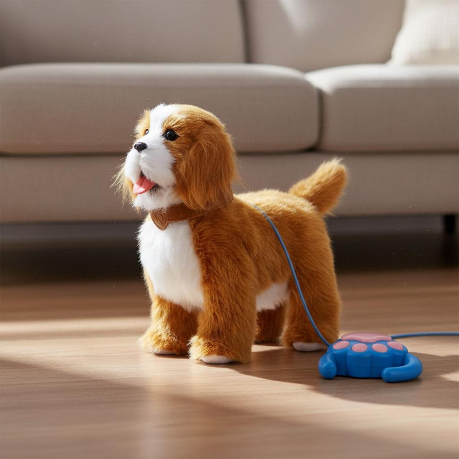 Singing Walking Puppy Toy Tail Wagging Interactive Talking Stuffed Dog