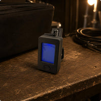 Rectangular Clip-Attached Tuner Circular Power Button Electronic Clip-Attached