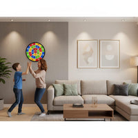Sticky Ball Dartboard Foldable Safe Target Game Parent-Child Interaction