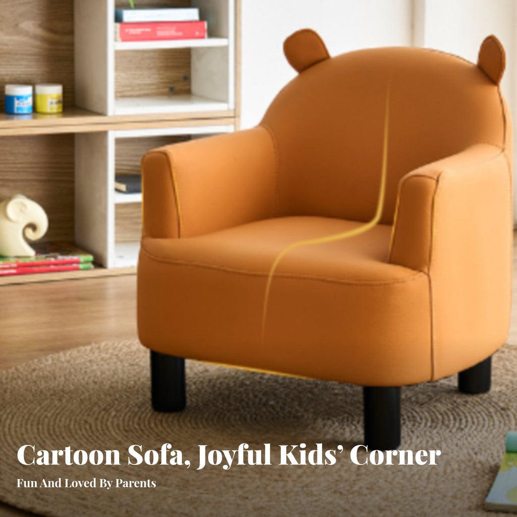 High-Density Foam Creature Ear Reading Chair Easy to Clean children's Furniture Stain-Resistant Toddler Armchair Ergonomic Design for Toddlers, Kids, Parents, Playroom, Nursery, Bedroom, Living Room