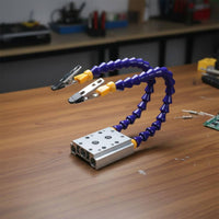 Third Hand Soldering Stand Insulated Sleeves Helping Hands Sturdy for Hobbyists