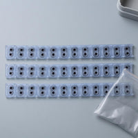 Electronic Piano Keyboard Strip Long Narrow Instrument Part Light Blue