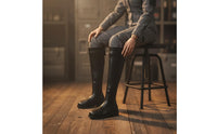 1/6 Scale Female Figure Long Boots Low Heel Tall Boots Toy Accessory Hollow Design for Hobbyists