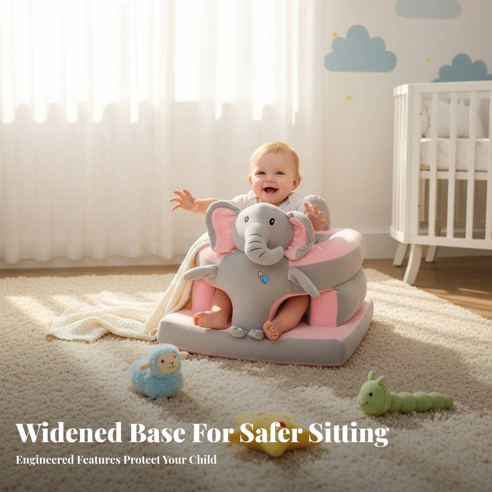 Soft Creature Chair Anti-Fall Design Sit-up Coach Soft and Comfortable