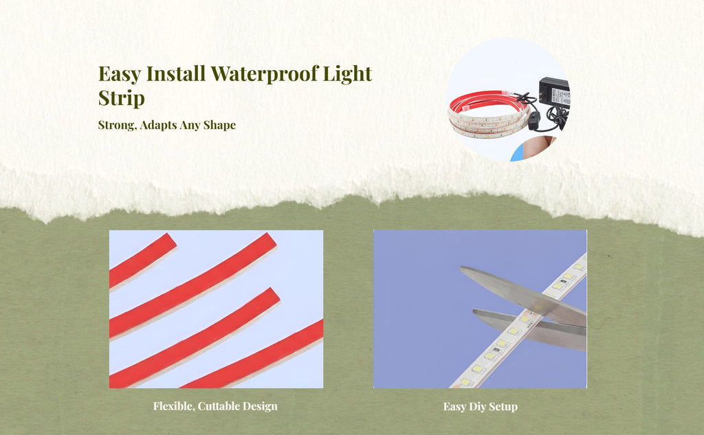 Waterproof IP68 LED Strip Lights for Outdoor Pool Lighting