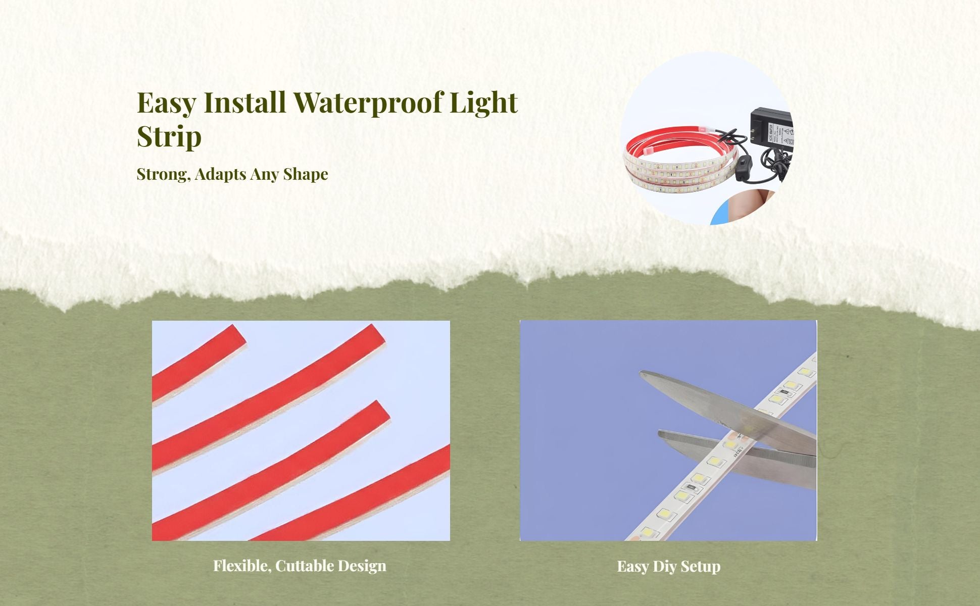 Waterproof IP68 LED Strip Lights for Outdoor Pool Lighting